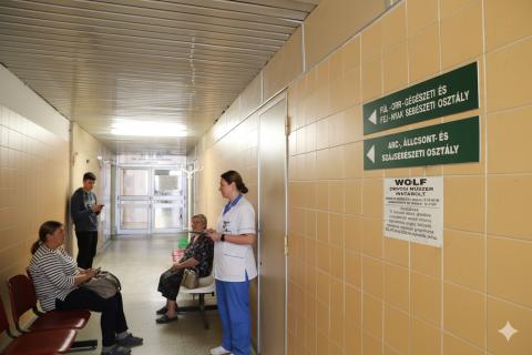 Fül- orr gégészet folyosó